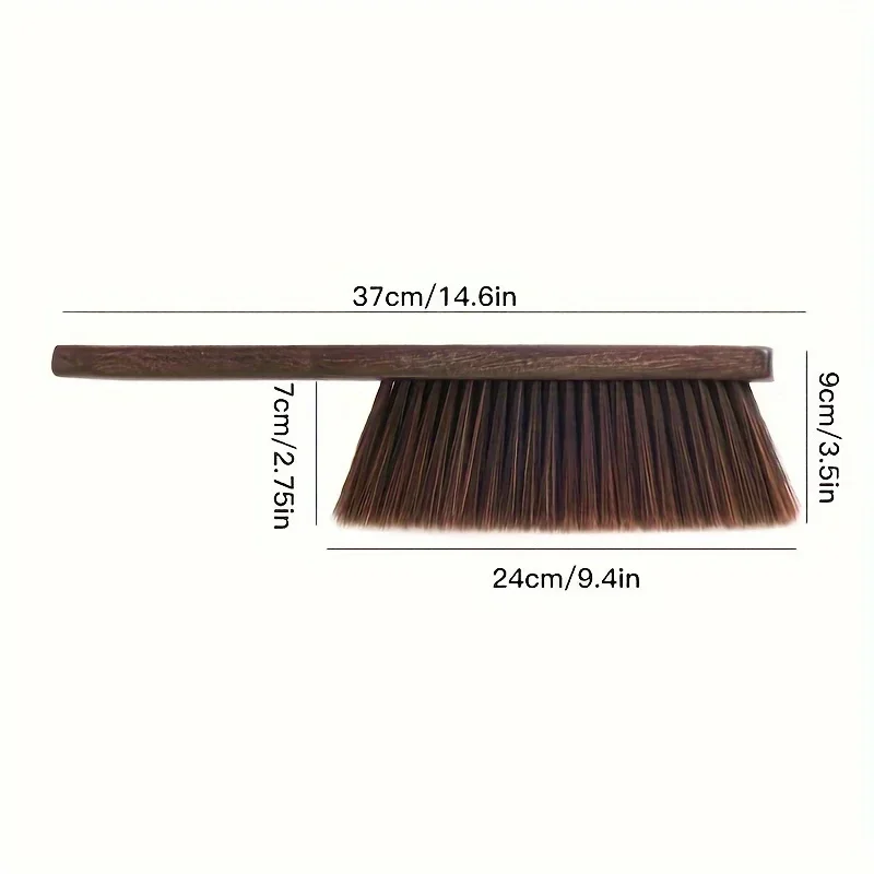 Cleaning Wooden Handle Brush - Long Handled Soft Bristled Brush, Used For Cleaning Cars/Beds/Sofas/Furniture, Dust Removal Brush