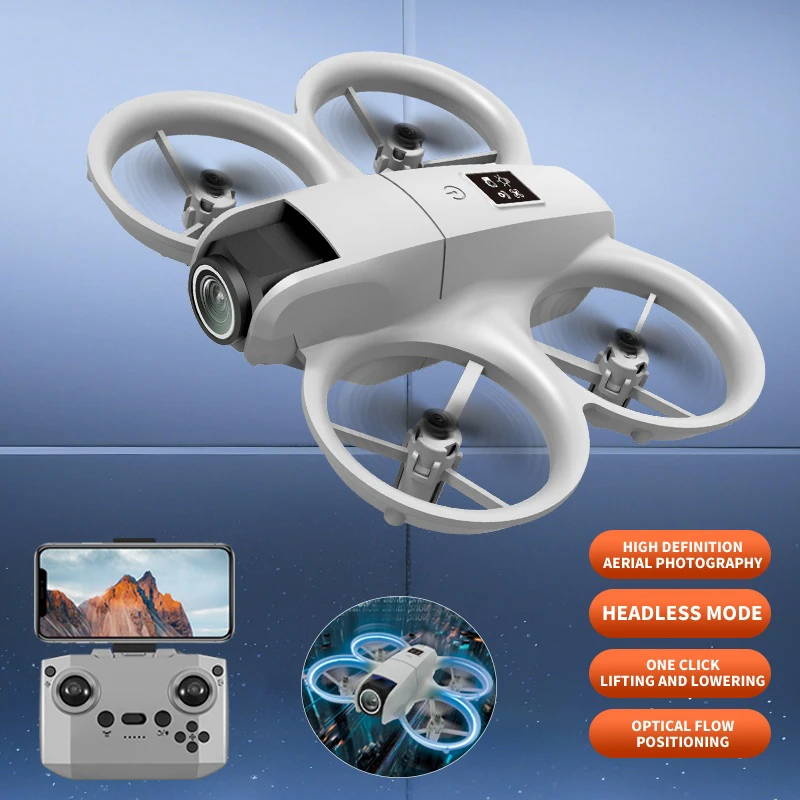 Mini Drone Selfie Pocket H135 4K Dubbele Camera WiFi FPV