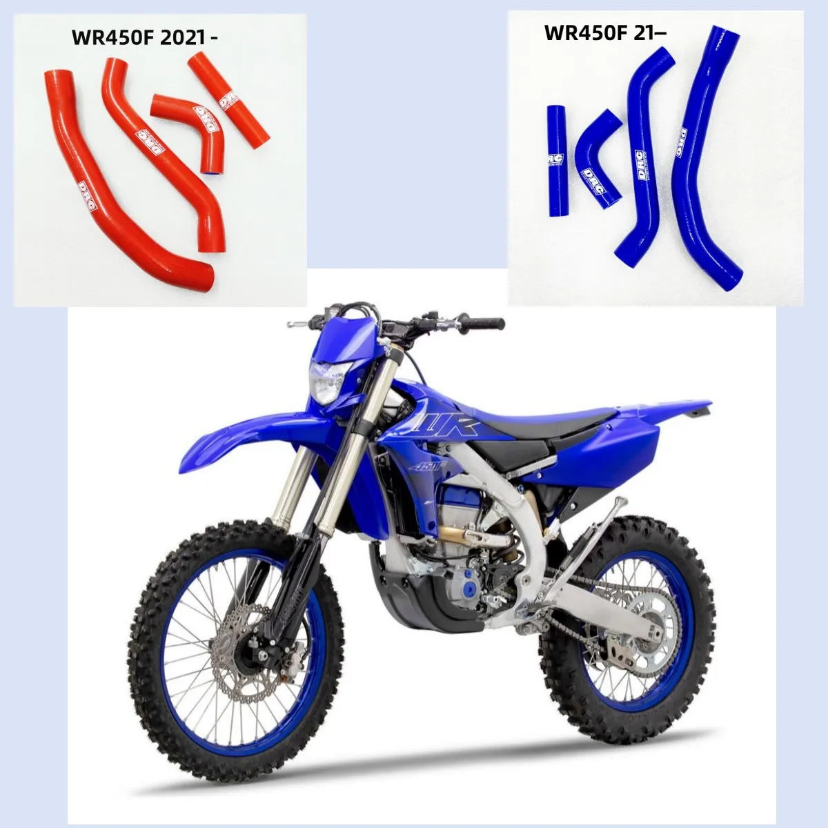 

DRC Silicone Radiator hose for WR450F 2021-