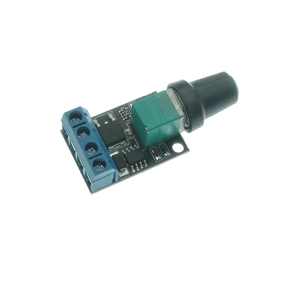 PWM DC Motor Speed Controller 5V 12V 16V 10A Stepless Regulator, Dual Use for Motor & LED Dimming Module image 4