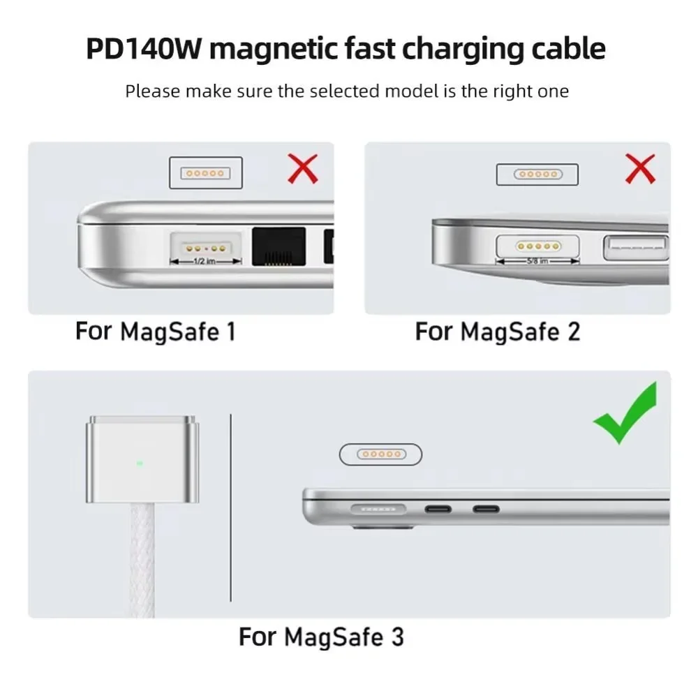 Zinc Alloy Type-C Female to Magnetic USB-C PD 140W Fast Charging Adapter Connector