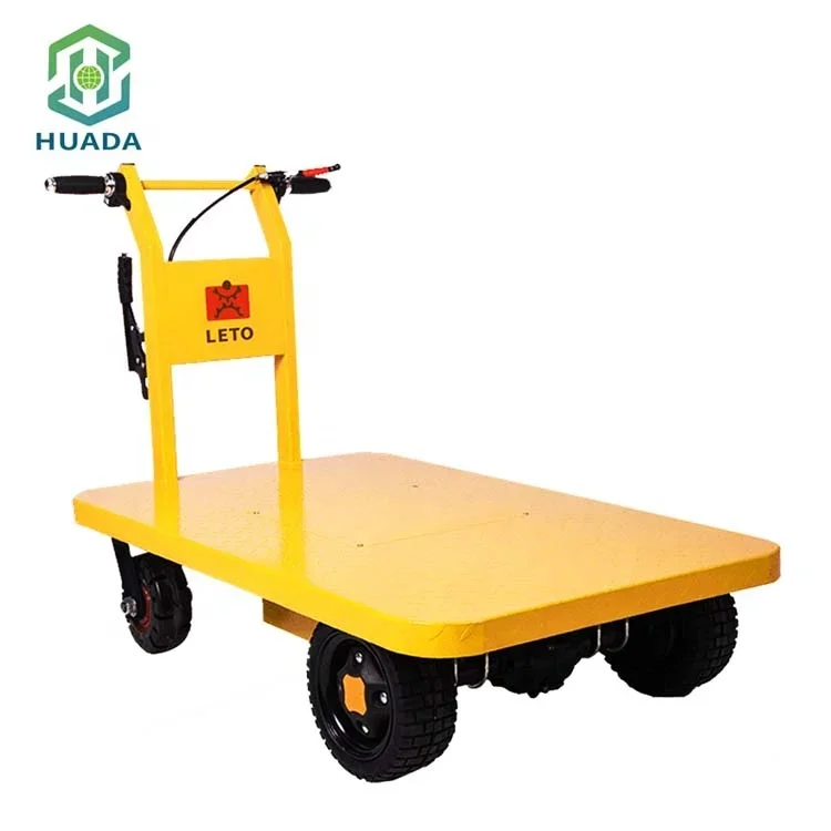 

Large Capacity Electrical Warehouse Trolley In Farm garden trolley
