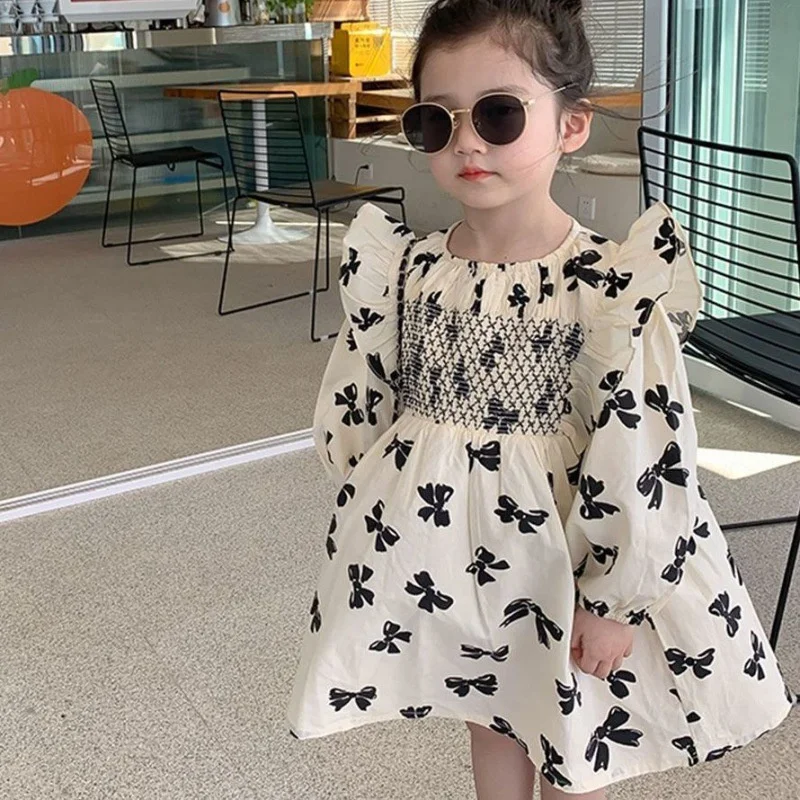 

Girl Dress Kids Skirts Spring Summer Cotton 2022 Printed Flower Girl Dress Party Evening Gown Beach Outdoor Children Clothing