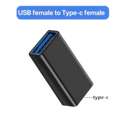 Universal USB - C to USB 3.0 OTG Adapter - Fast Data Transfer & Charging (Black1piece)