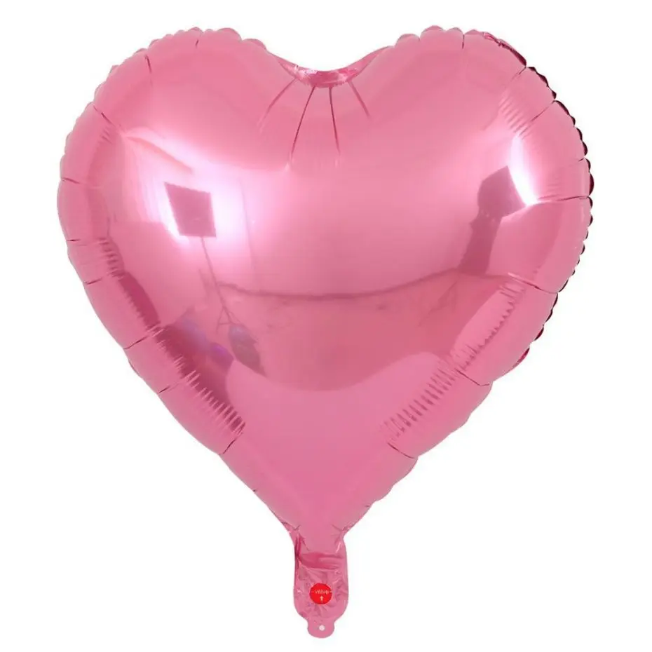 Description Picture 6 of item18 inch Heart Love Aluminum Foil Balloon Baby Shower Child Birthday Party Wedding Decor Supplies Air Balloons Globos