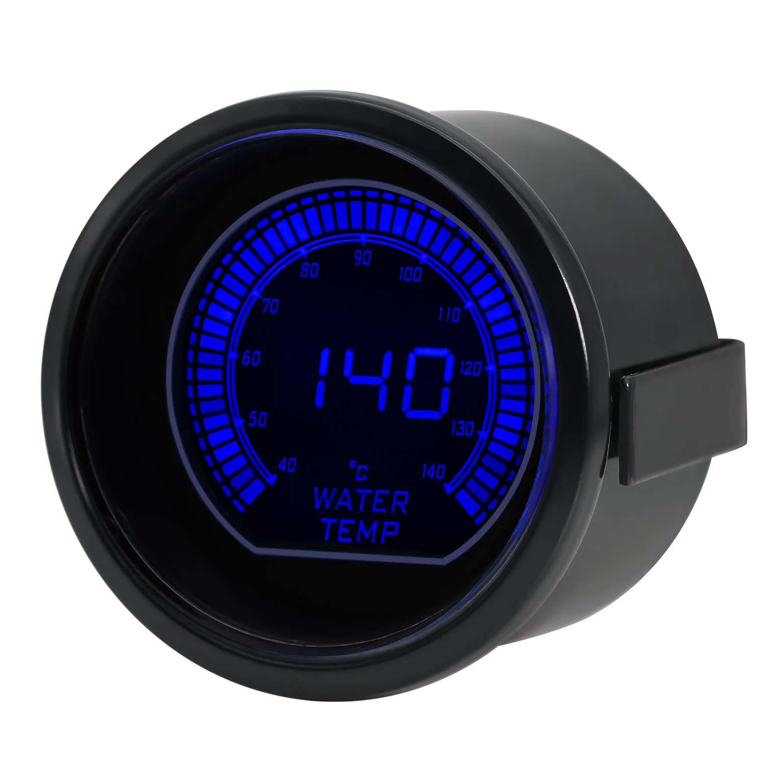 52mm 수온계 부스트 게이지 바/psi 오일 온도계 오일 압력계 전압계 타코미터 진공 게이지 게이지 포드 레드 블루 백라이트