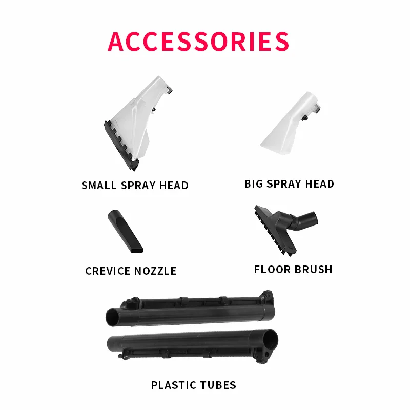 Hot selling  vacuum cleaner  Wet And Dry carpet washer spray shampoo vacuum cleaner 220V 4