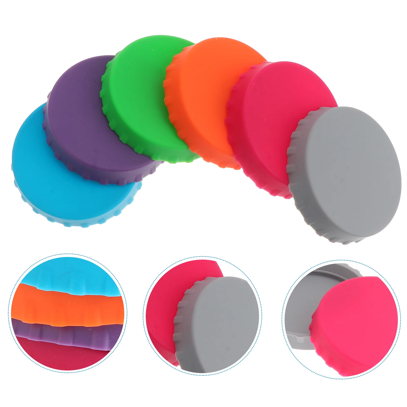 

Standard Beverage Can Covers Leak Proof Sealing Cap Red Wine Soft Cap Sealing Cap Beverage Can Lids Soda Lid Protectors