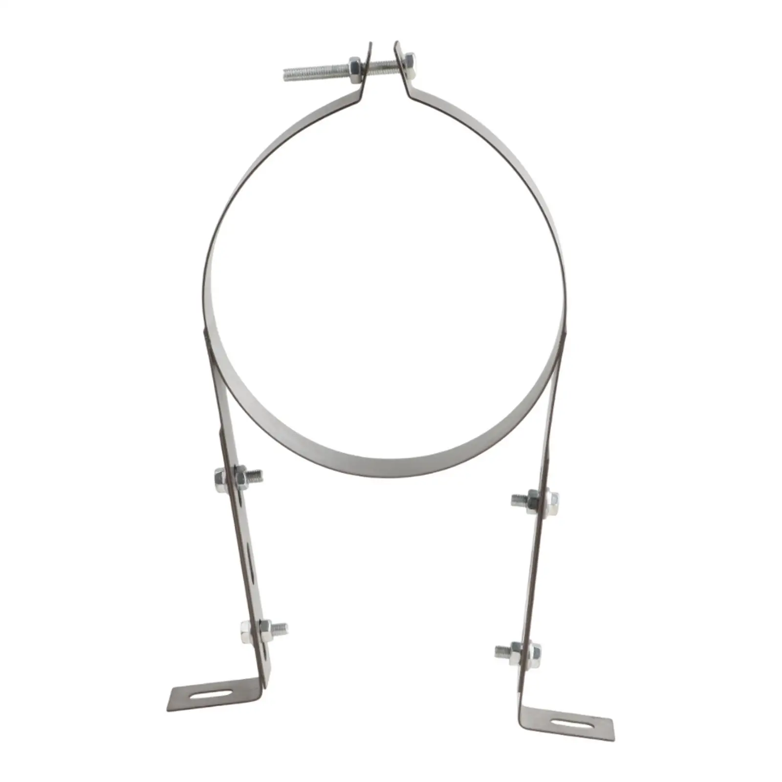 Chimney Pipe Wall Strap B Vent Pipe Bracket Holder Fixing Fireplace Parts Pipe Bracket Clamp for Outdoor Indoor Drainage Pipe