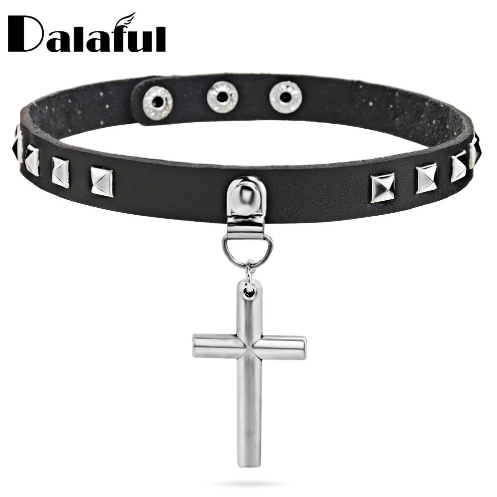 Rosen Kreuz】guilty cross leather choker ROSEN KREUZ guilty cross