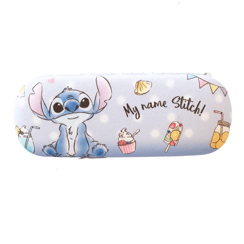 Étui à lunettes imprimé Disney Stitch, support de coque rigide