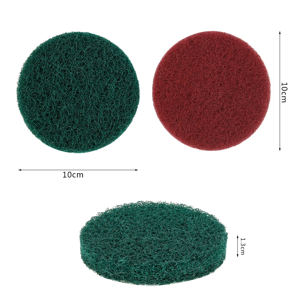 8Pcs 4Inch Electric Drill Brush Scrub Pads Grout Power Drills Scrubber Cleaning Brush Tub Cleaner Tools Dusty Brush for Car Tubs 6