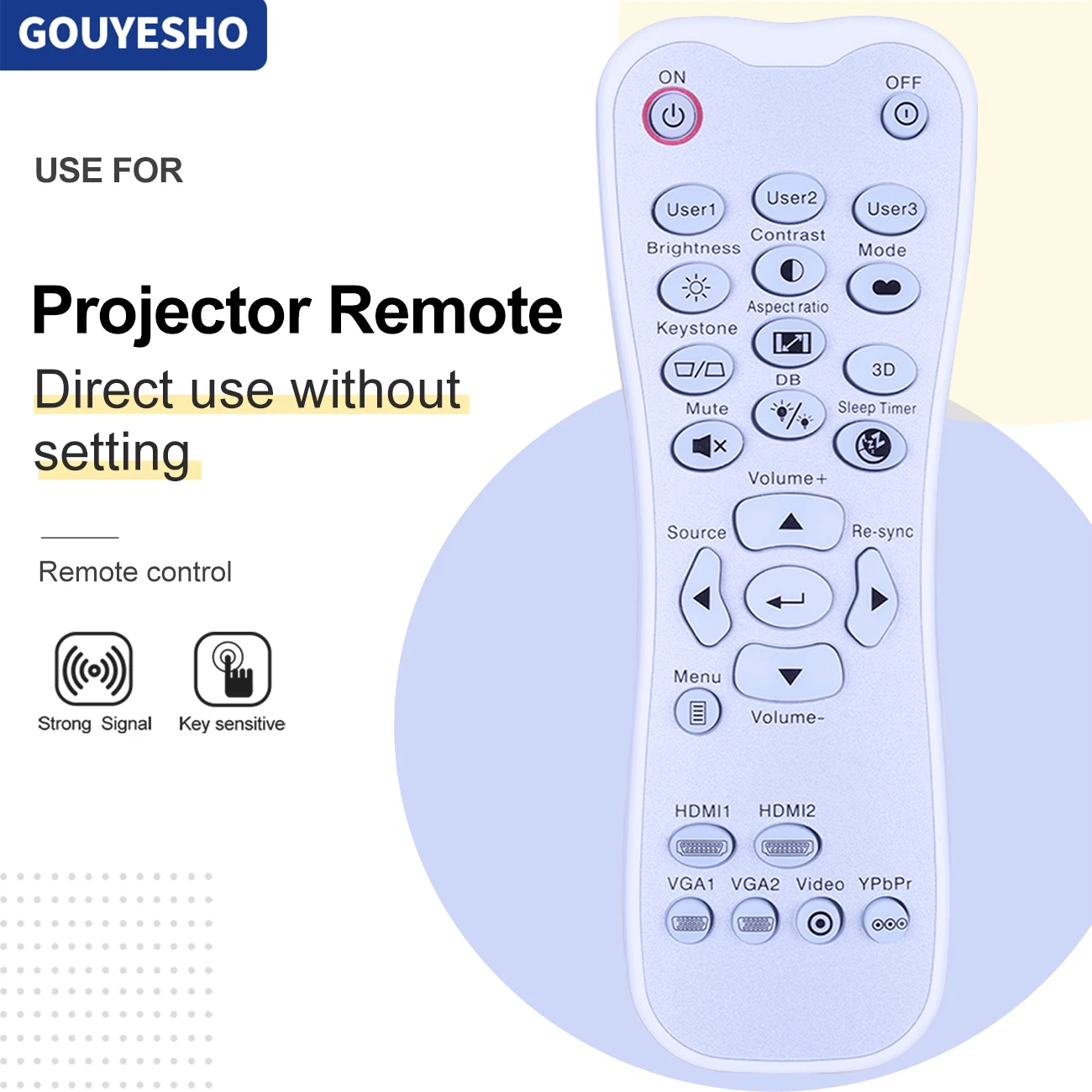 

New Original BR-3003B For Optoma Projector Remote Control HD26 GT1080 HD141X EH200ST HD28DSE DH350 HD143X HD142X HD27 HD27HDR DH