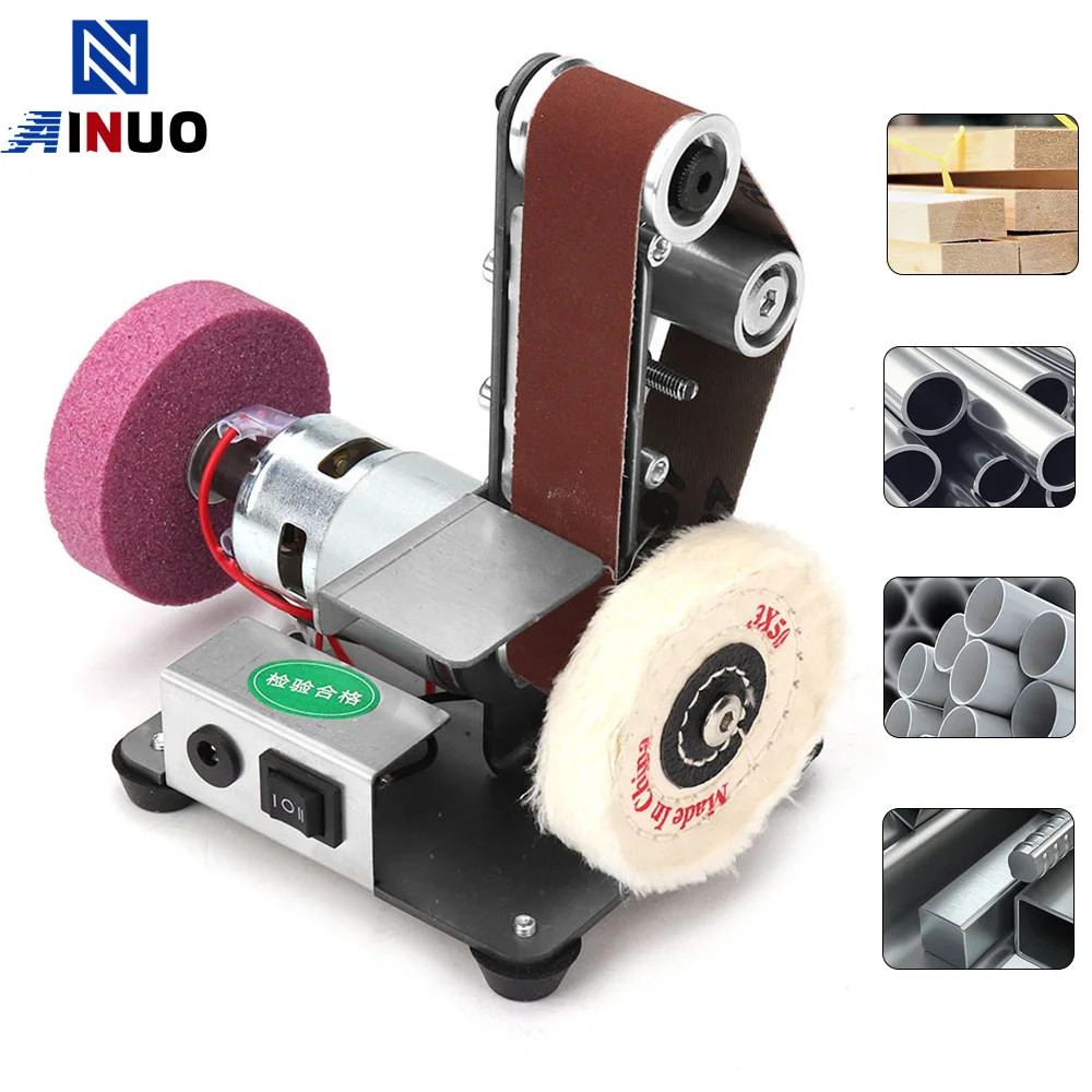 Mini Multifunctional Electric Power Belt Sander DIY Polioshing Machine Knife Edge Sharoener Tool Workshop Sanding Machine фигурка weta workshop borderlands 3 серии mini epics zer0 105003033