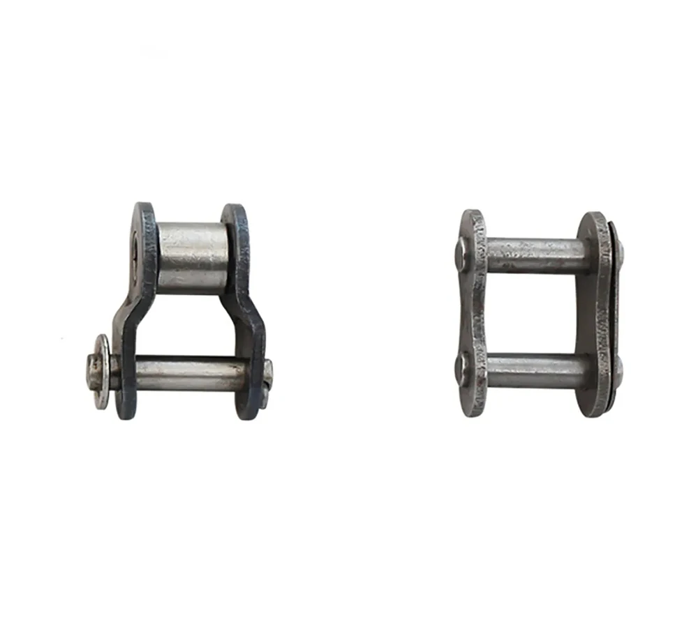 Roller Chain Connector Single Row Full/Half Buckle Carbon Steel Industrial Chain Join 04C/05B/06B/08B/10B/12B/16B