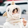 Winter Warm Ski Helmet Cover Comfortable Soft Fleece Skiing Cap Scarf Warmer Cartoon Cute Shark Mode Decorative Helmet Cover Hat 1