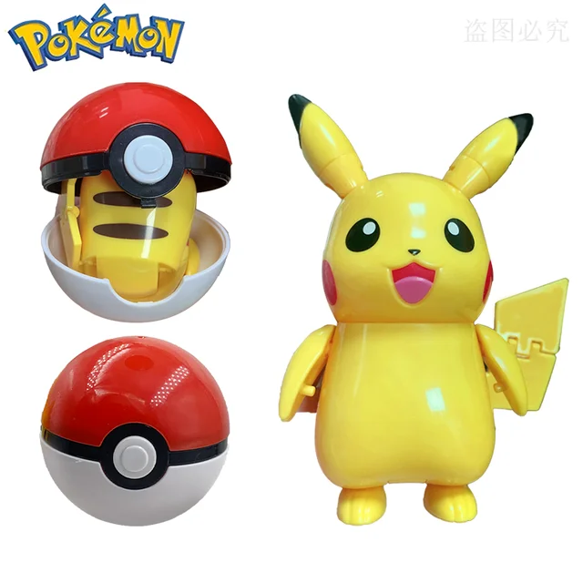 10 Pokemon Poke Ball Anime Character Pikachu Charmander Litten Rockruff Pokeball Pokeball Variation Toy Action Model Gift. 2