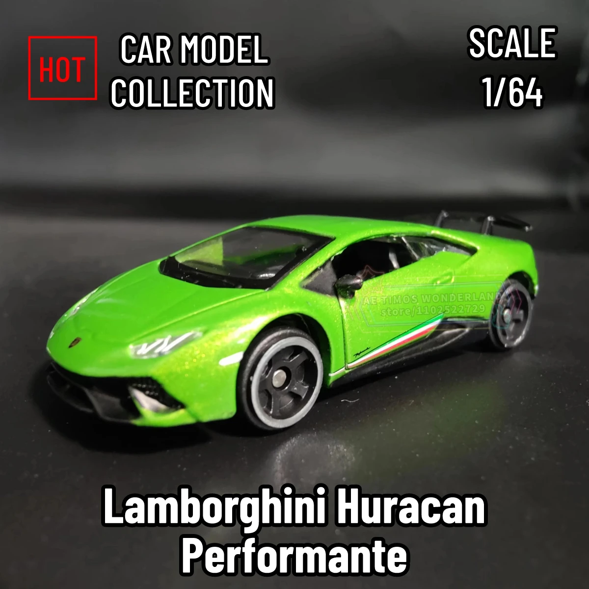 

Bburago 1:64 Lamborghini Huracan Performante Replica Diecast Car Model – Perfect Addition to Your Scale Car Miniature Collection