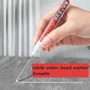 7/8/9/10PCS White Water-Based Long-Tip Marker, 45MM Multi-functional Deep Hole Marker Pens, 1.0MM Fiber Nib 3