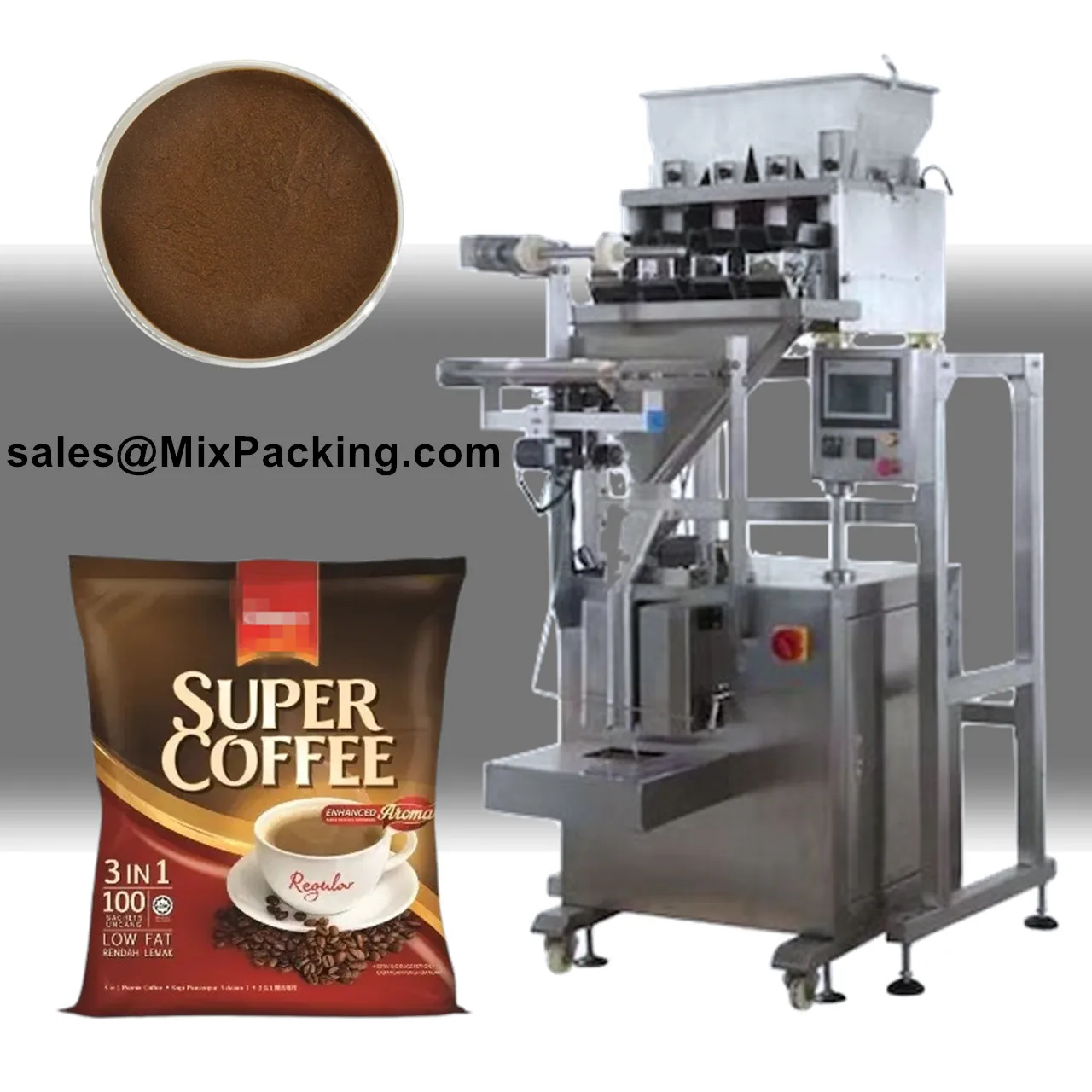 Automatic Weighing Pouch 50g Seasoning Powder Packaging Machine