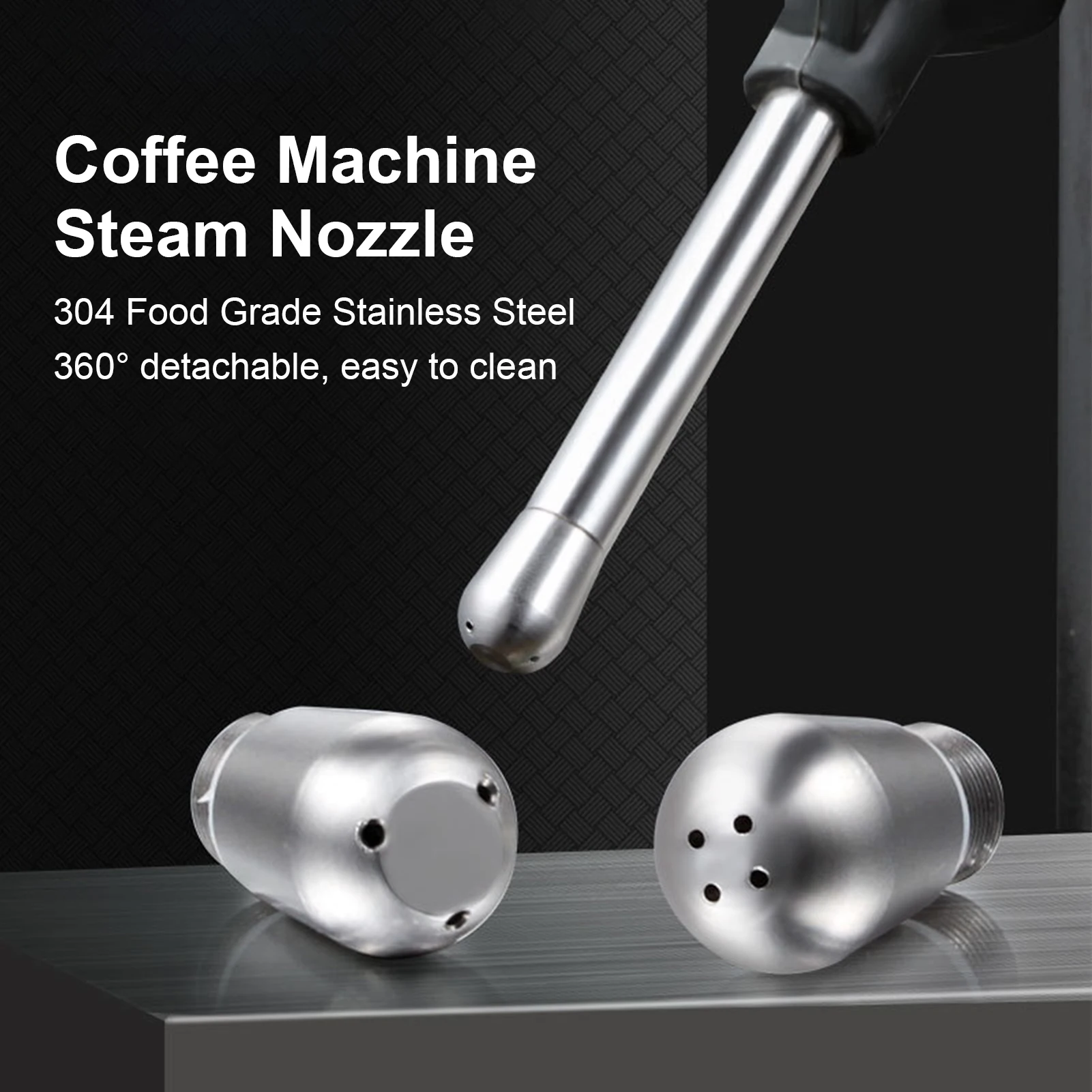 3 4 Holes Coffee Machine Steam Nozzle 304 Stainless Steel Multiple