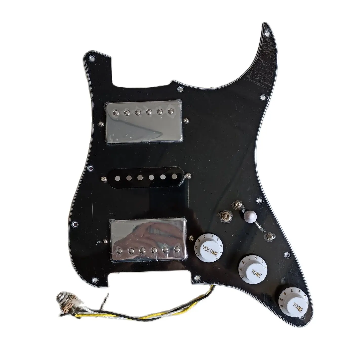 

HSH Guitar Pickguard Alnico V Humbucker Pickups 7 Way Type Switch Fit For Guitars