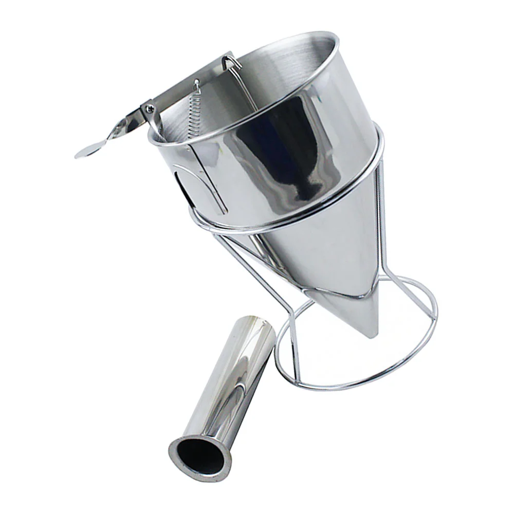 

Funnel Candy Dispenser Piston Pancake Maker DIY Baking Stainless Steel