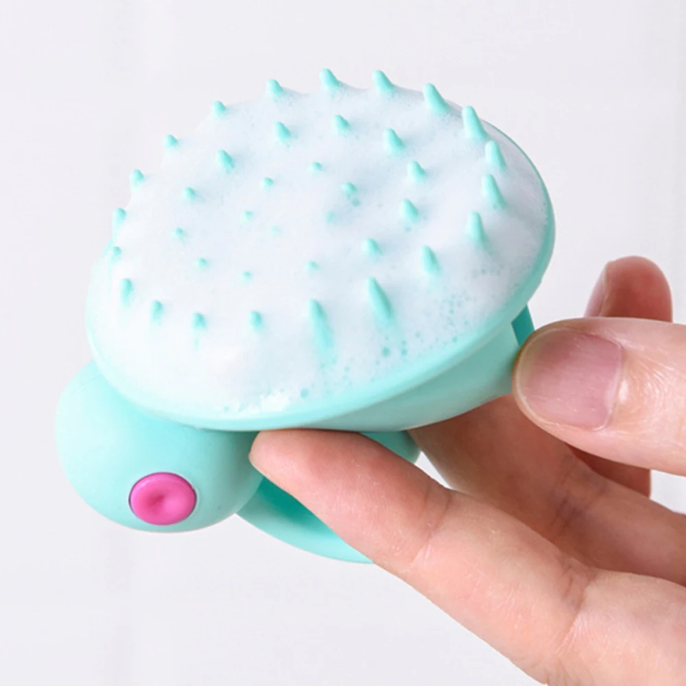Silicone Shampoo Scalp Hair Massager Head Body Scalp Massage Brush Comb Hair Washing Comb Shower Brush Bath Spa Massage Brush
