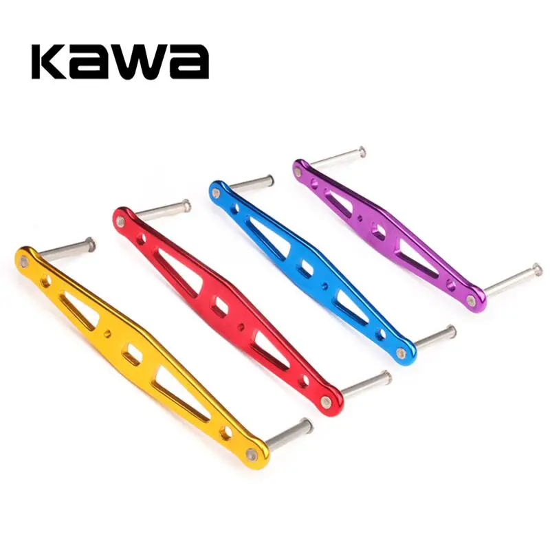 Kawa Fishing Reel Handle Aluminum Alloy Straight Handle Type Hole Size 8x5mm Length 110mm Suit A/D Reel Reel DIY Accessory