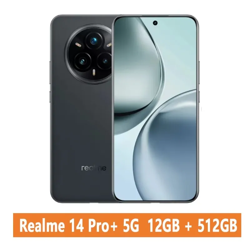 Global Version Realme 14 Pro+ Plus Mobile Phone 512GB Snapdragon