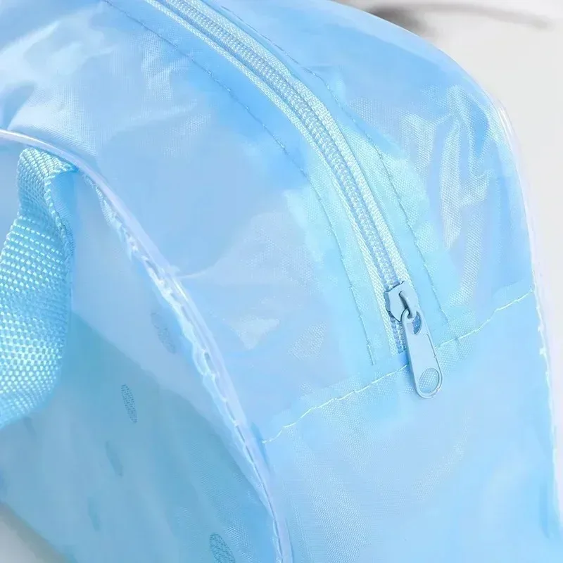 Cute Transparent Toiletry Packaging Travel Cosmetic Bag Waterproof Travel BagToiletry Bag Portable Travel Business BeachBag