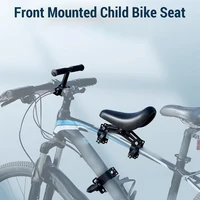 Sièges de vélo montés à l'avant avec guidon et pédales, pour enfants 4