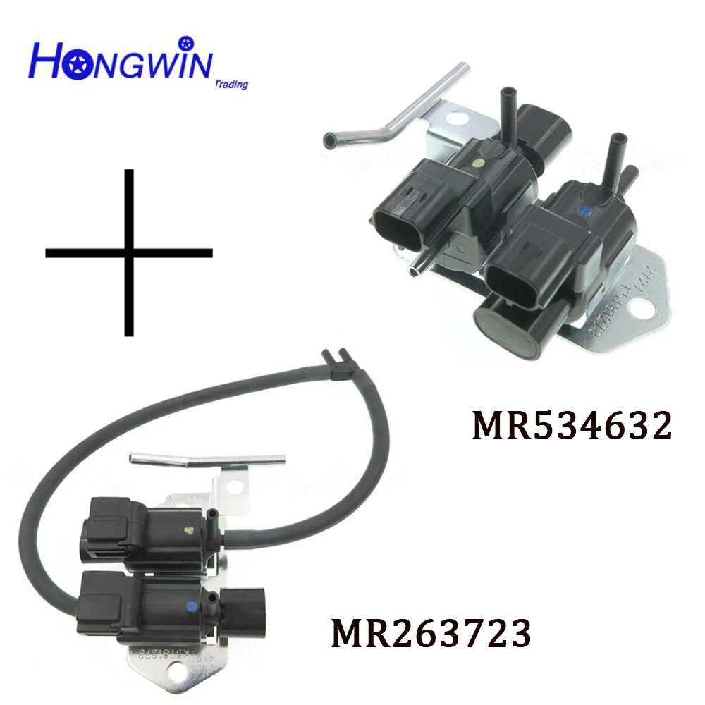 2pcs Mr534632 K5t81273 Mr263723 Select 4wd Vacuum Switch Solenoid