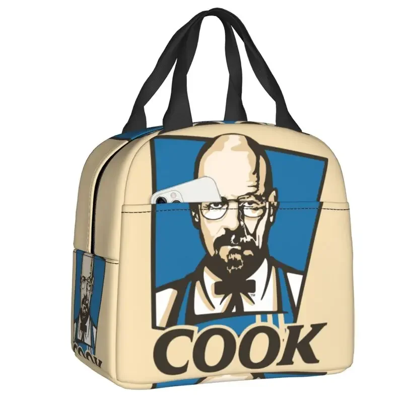 

Humor Breaking Bad Serie Walter White Insulated Bag for Work School Heisenberg Chemistry Resuable Thermal Cooler Lunch Box