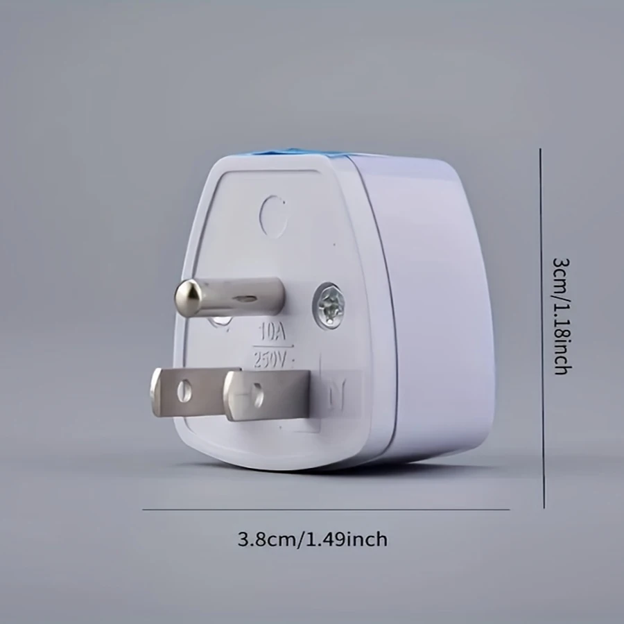 Universal Travel Power Plug Adapter Converter to UK 3-Pin AC Charger Connector