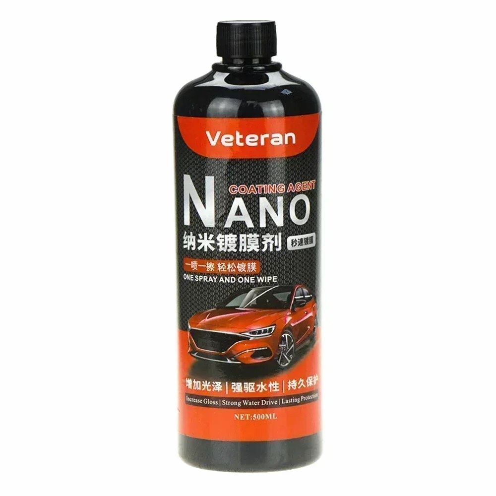 Car Detailing Ceramic Coating 500ML 9H Hardness Nano Glass Plated Crystal Polish