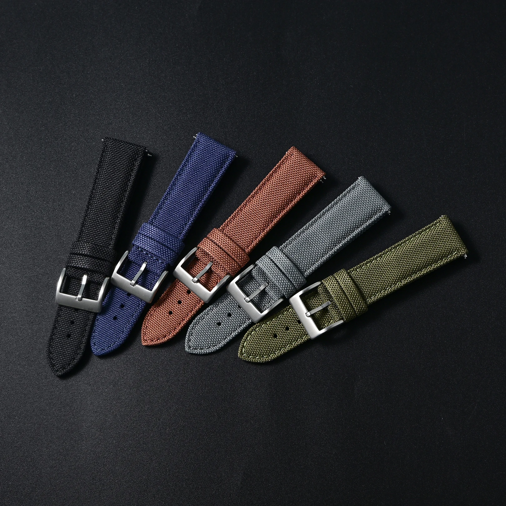 Universal Quick Release Nylon Watch Strap - Breathable Waterproof Canvas Sport Band