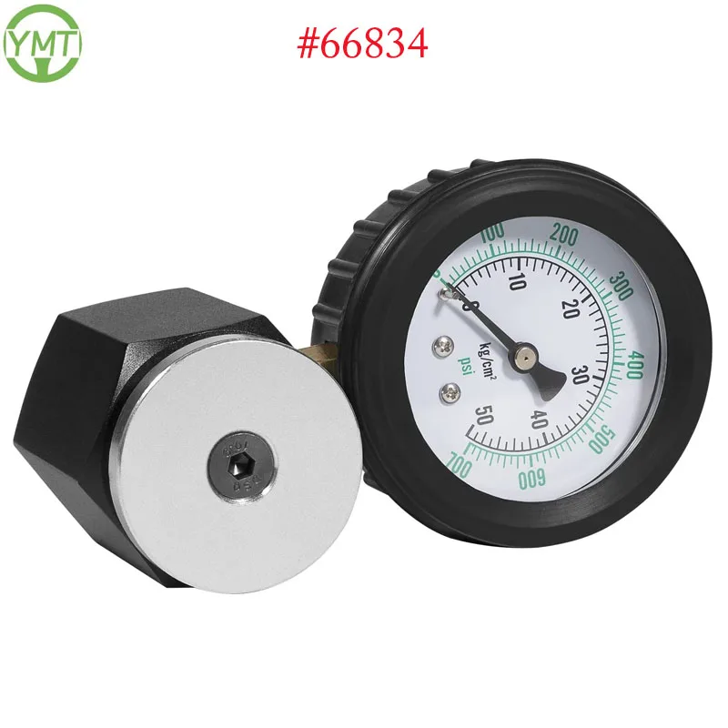 

YMT Car Tools Universal Mini Valve Spring Pressure Tester Gauge - 0-700 PSI - 0-50 KG/CM2, Alternative For Part # 66834