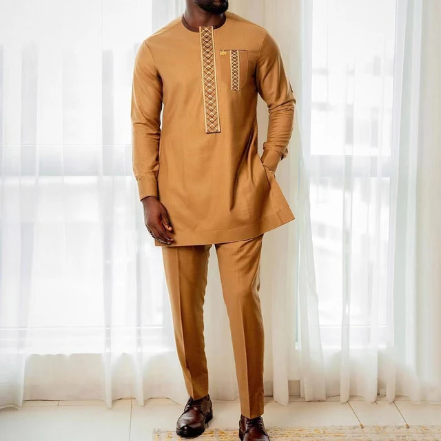 Temisan Embroidered Dashiki Outfit - Image 5