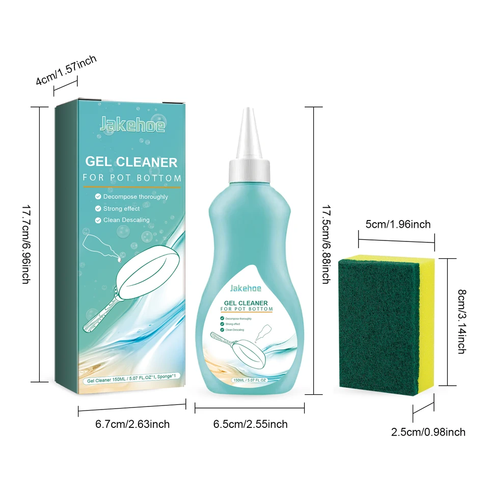 Jakehoe Cookware Cleaner Gel for Rust and Stains