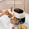 4L Electric Air Fryer Intelligent Oil-free Fryer Household Transparent Visible Freidora De Aire Apparecchi Di Cottura 220V 2
