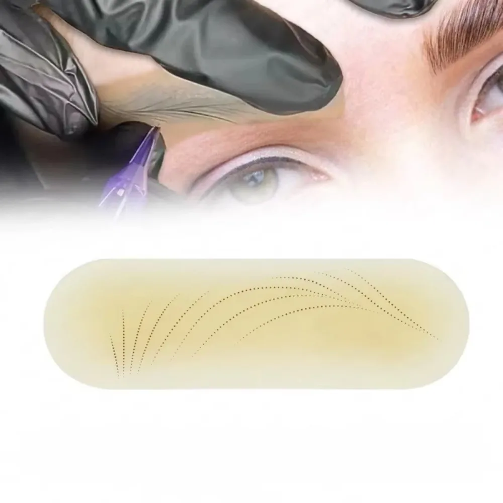 10PCS 새로운 실리콘 눈썹 스티커 메이크업 연습 눈썹 연습 도구 메이크업 도구 고품질 눈썹 전사 스티커