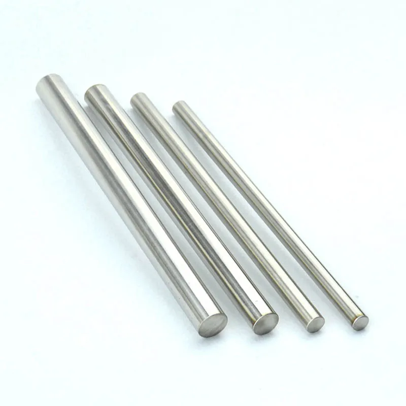 304 Stainless Steel Rod Diameter 2mm-18mm Smooth Straight Metal Metric Solid Round Shaft Rod Bars Length 100mm-500mm