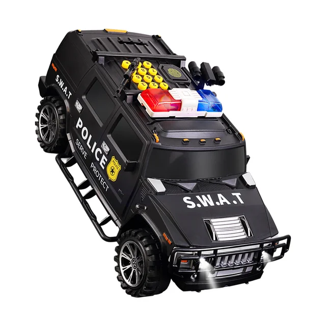 Cash Truck Piggy Bank Gyerek Gyerekek Autójátékok Betétdobozok Oktatási Digitális Érme Bankok Rendőrségi Valuta - Image 2