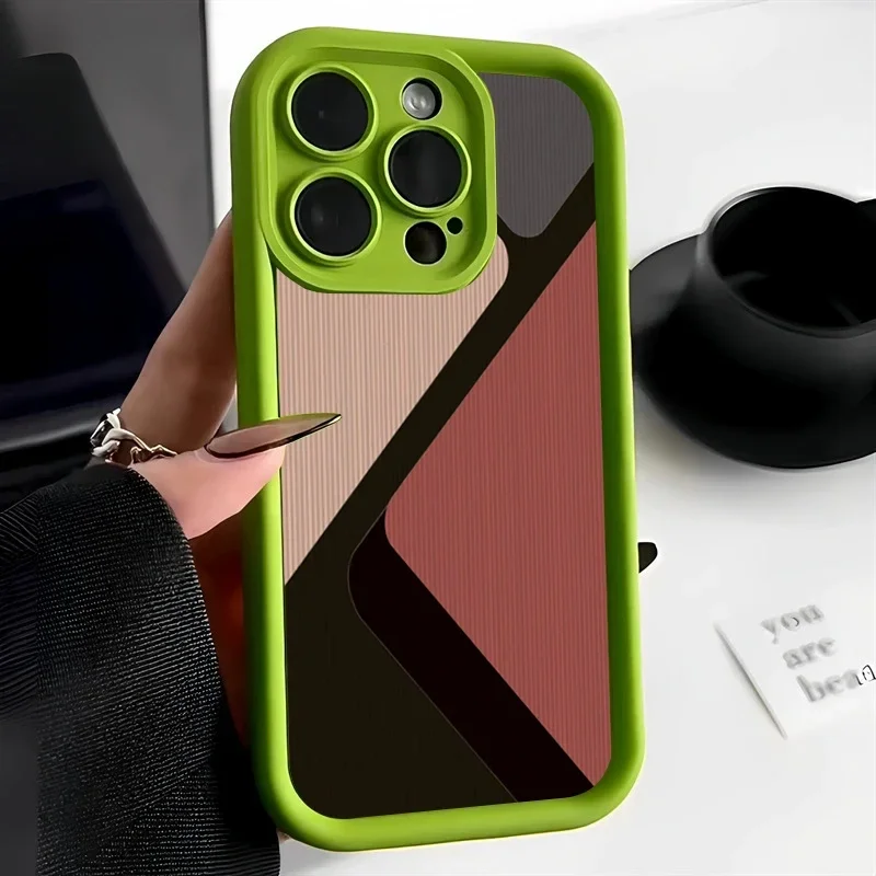 thumbnail image 1 of Fashion Zebra Stripes Lattice Pattern Silicone Case For iPhone 15 14 13 12 11 Pro Max XS X XR 7 8 Plus SE 2020 Shockproof Cover, 1 of 5