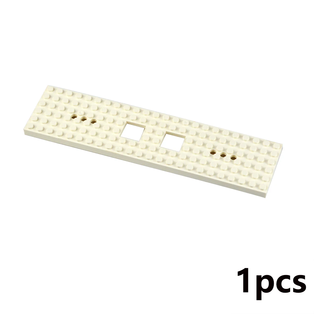 Building Blocks Parts 92339 87058 Train BasePlate 6x28 6x24 Dots Car Truck Bottom Plate Assembles Bricks Toys