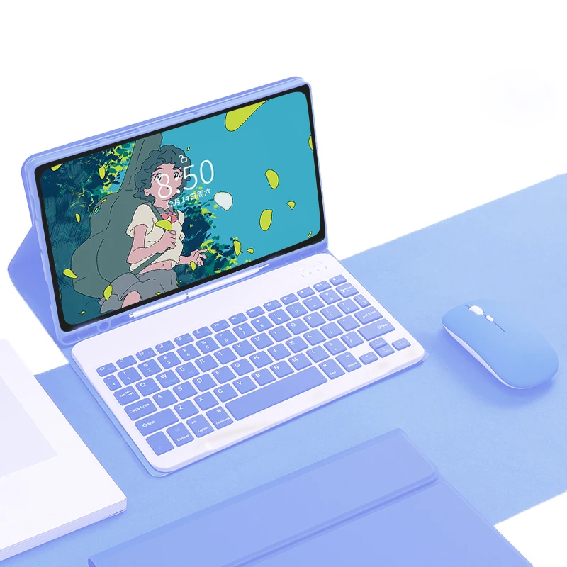 Versatile Keyboard Case with Integrated Stand and Protective Cover