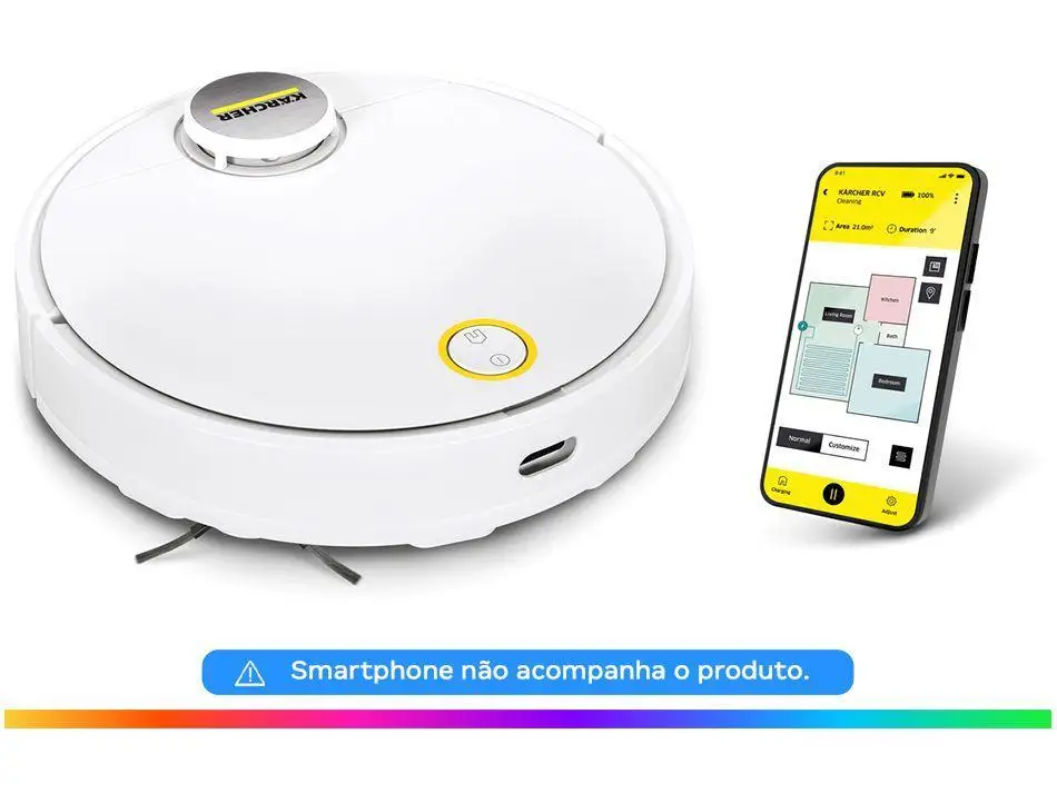 Robô Aspirador Inteligente Kärcher RCV 3 2