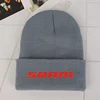 SRAM solid color versatile autumn and winter knitted hat European and American workwear men's and women's brimless hat 6