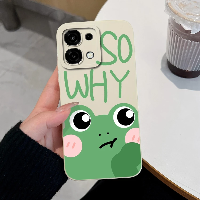 Fashion Graffiti Astronaut Liquid Silicone Phone Case - Soft Back Cover with Anti-Drop Protection